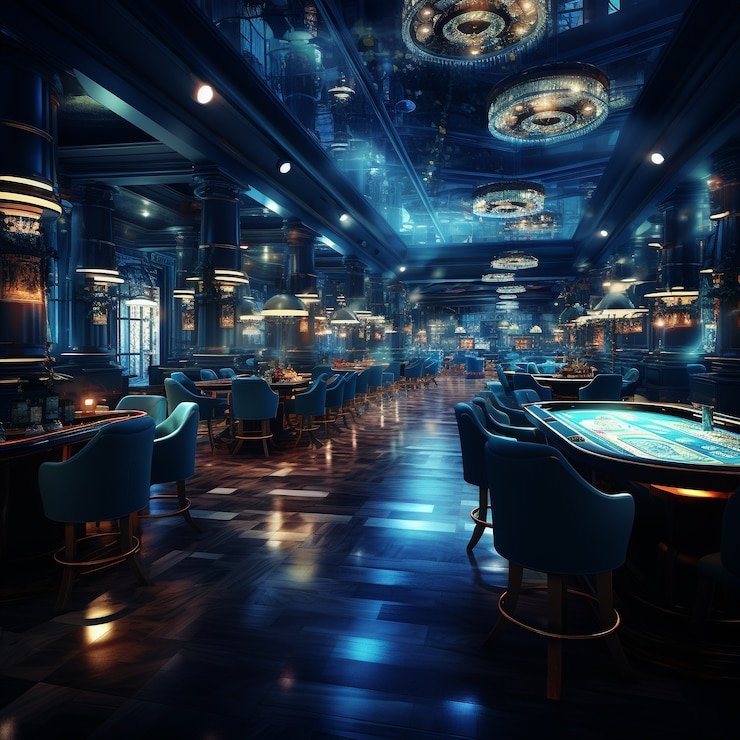 Meja Blackjack Evolution Gaming dengan dealer dan pemain